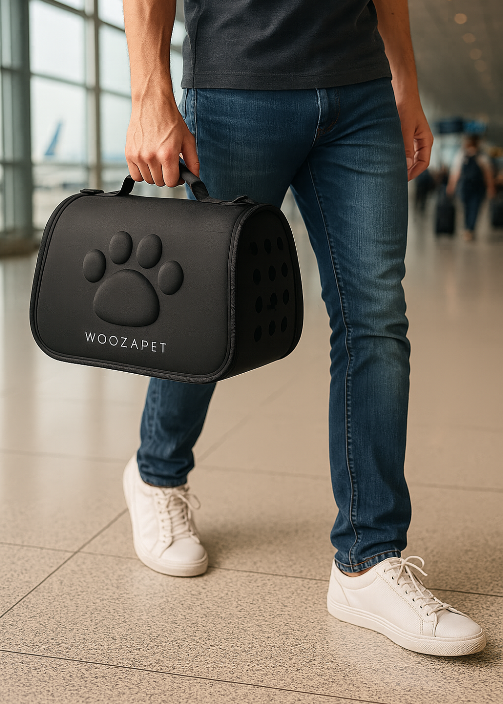 WOOZAPET Travel Pet Carrier For Dogs or Cats