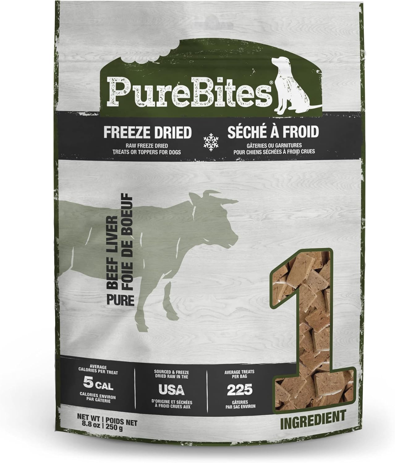 PureBites Beef Liver Freeze-Dried Dog Treats