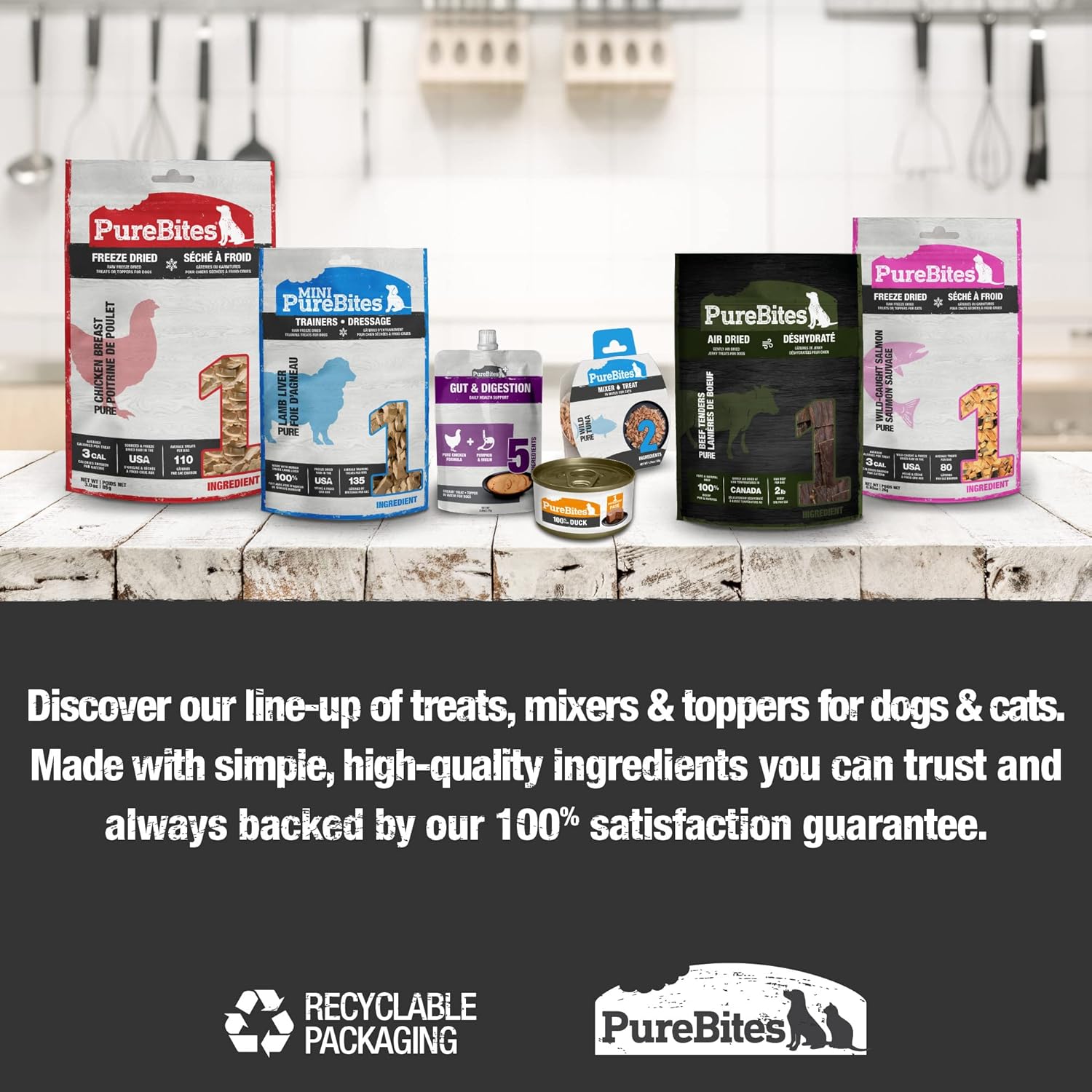PureBites Dog Food Topper Beef Recipe 3 oz.