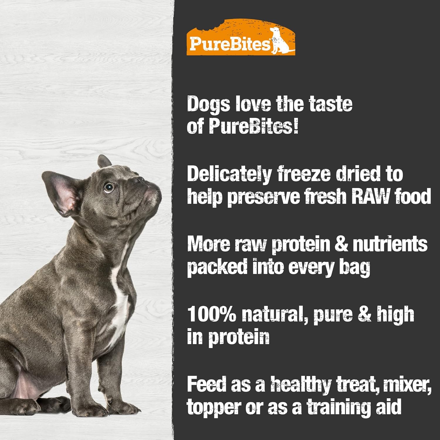 PureBites Duck Liver Freeze Dried Dog Treats 2.6 oz.