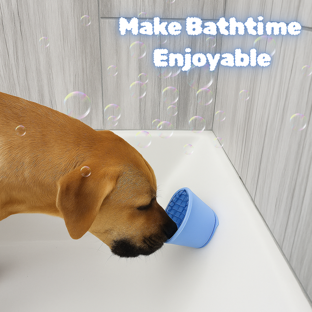 WOOZAPET Buddy Bowl Dog Slow Feeder Lick Bowl