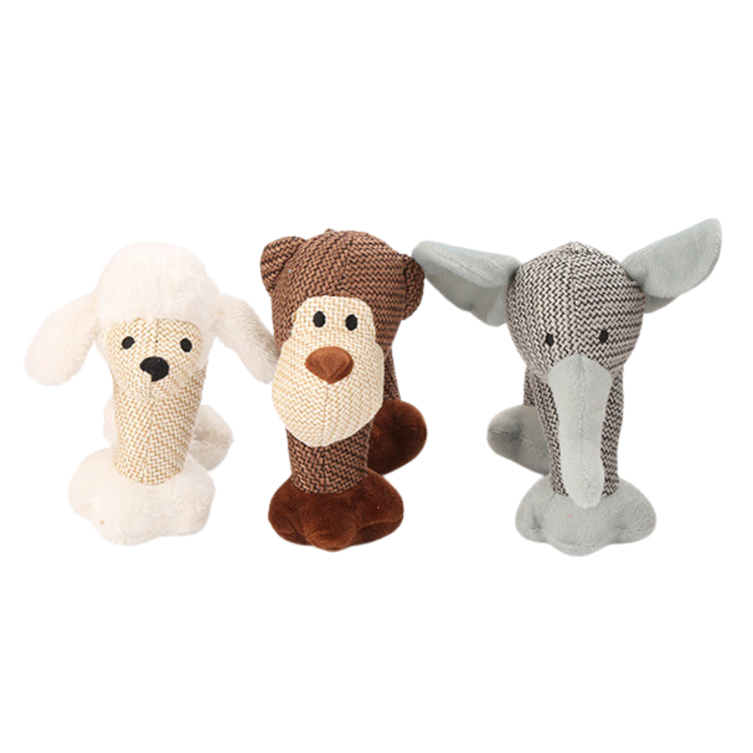 WOOZAPET Minimalist Squeaky Interactive Dog Toy