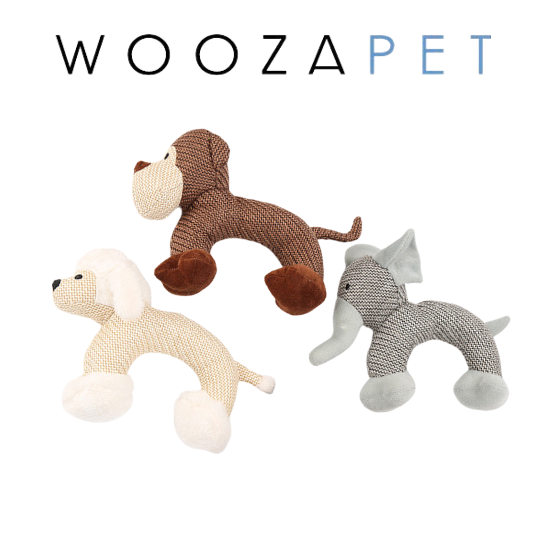 WOOZAPET Minimalist Squeaky Interactive Dog Toy