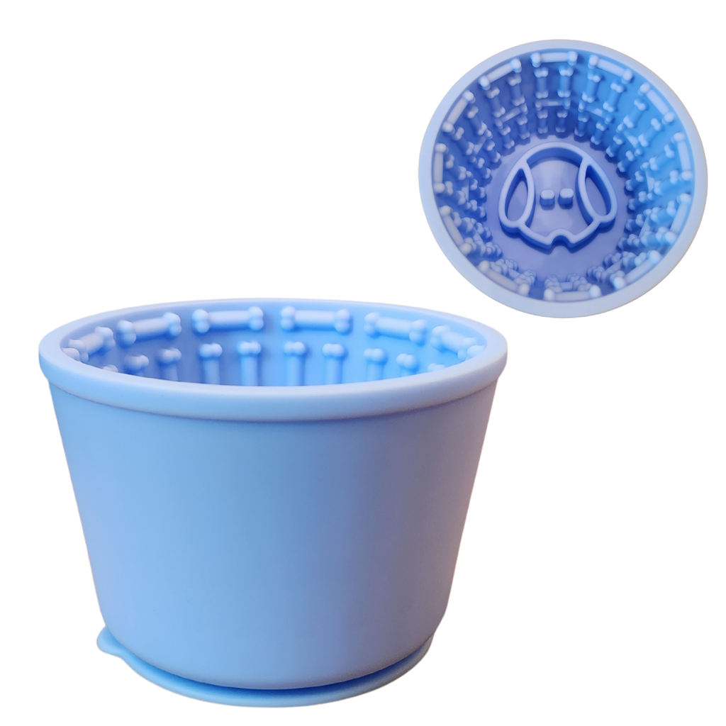 WOOZAPET Buddy Bowl Dog Slow Feeder Lick Bowl